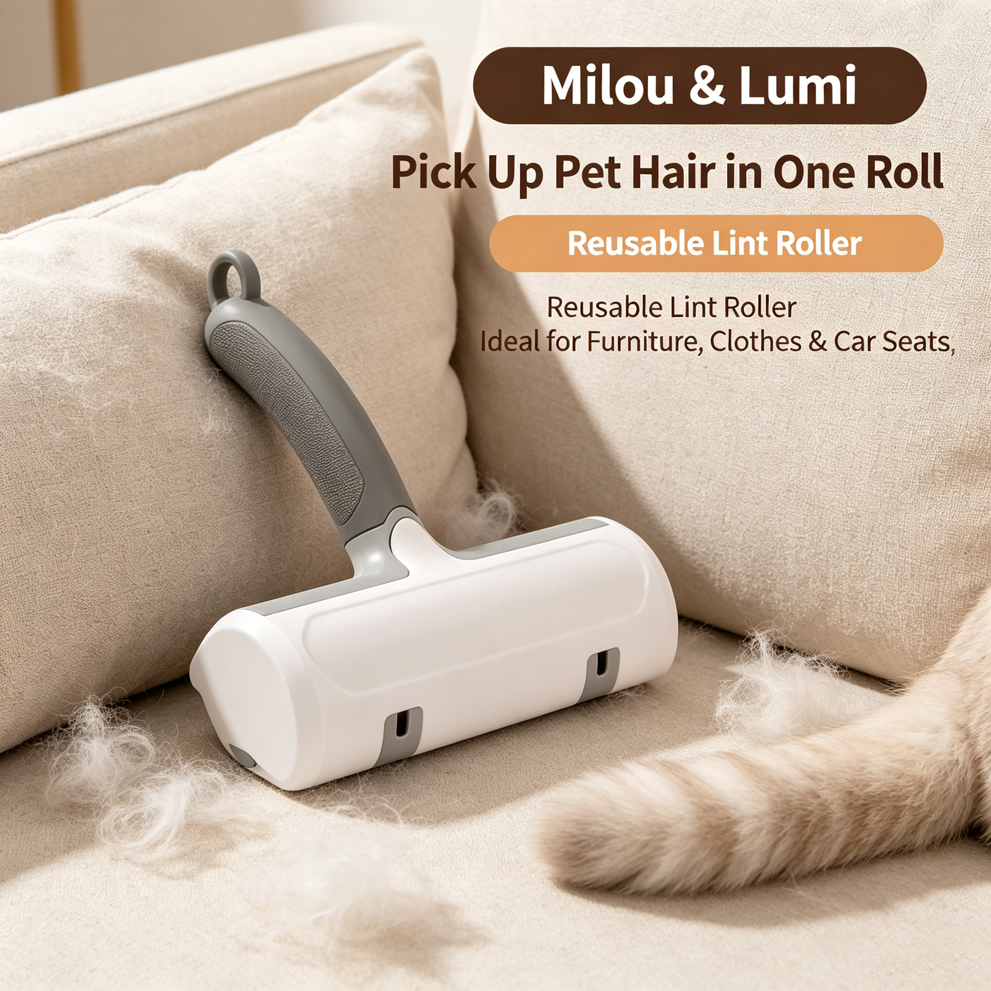 Milou & Lumi Reusable Pet Lint Roller