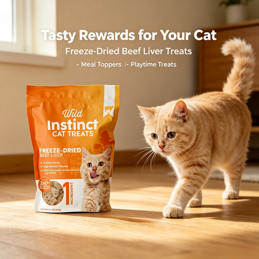 Freeze-Dried Beef Liver for Cats