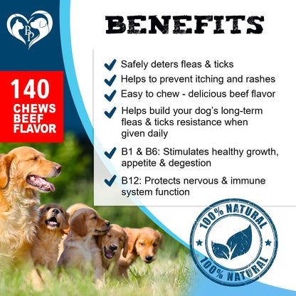 nsects Prevention Chewable Pills for Dogs Chewables Small Tablets