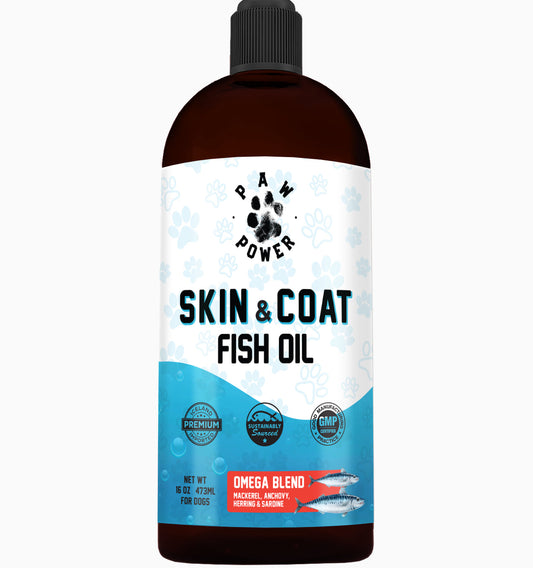 Dawg Health Skin & Coat™ | Omega-3 Fish Oil for Healthy Skin, Shiny Coat & Less Shedding