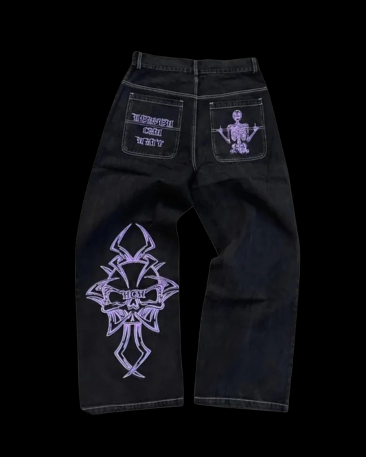 'SKELETAL' JEANS