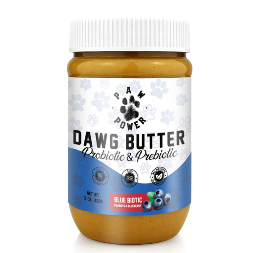 Blue Biotic Dawg Butter™ | Blueberry Probiotic Peanut Butter for Gut & Immune Health