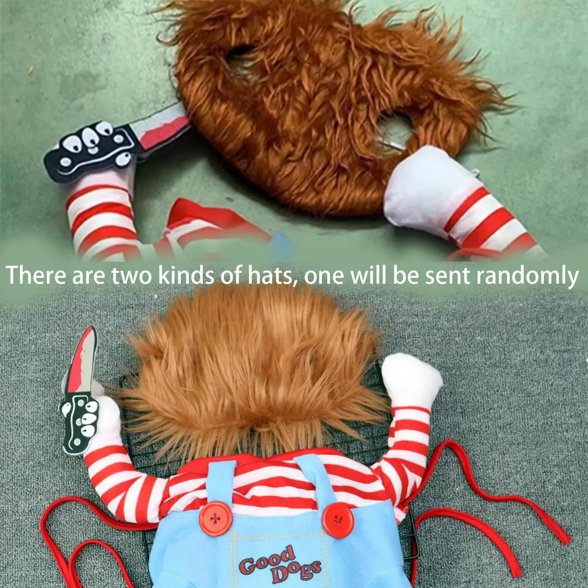 🎃 Funny Chucky Halloween Pet Costume