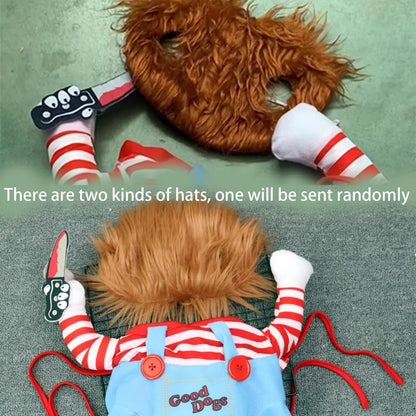 🎃 Funny Chucky Halloween Pet Costume