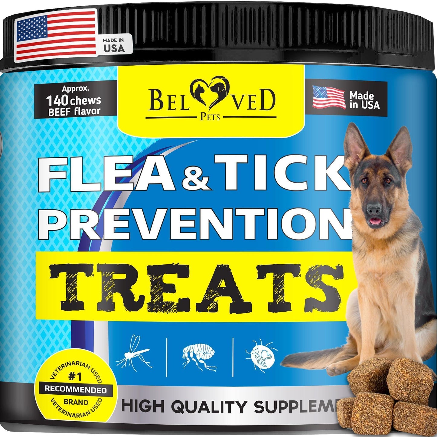 nsects Prevention Chewable Pills for Dogs Chewables Small Tablets